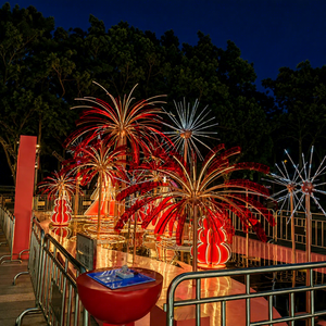 Modern Fireworks <b>Tree</b> Motif <b>Light</b> <b>LED</b> Outdoor Festival Decoration Landscape <b>Lighting</b> - Product Image 1