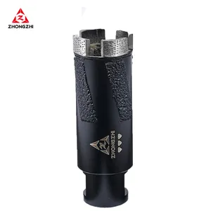 Diamond Core Drill Bit Laser saldato foro sega per granito marmo solido blocco di pietra cemento armato secco o bagnato di perforazione