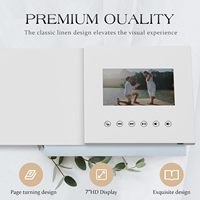 Folleto Digital Personalizado con Pantalla LCD TFT de 7 Pulgadas, para Tarjetas de Presentación, Invitaciones, Regalos y Marketing