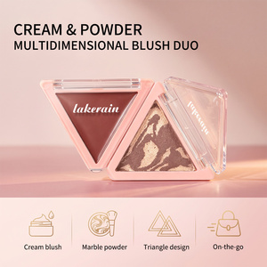 Paleta de Rubor en Crema y Polvo, Alta Pigmentación, Resistente al Agua, Larga Duración, Marca Privada, Color Natural Radiante para <span class=keywords><strong>Maquillaje</strong></span> Profesional - Product Image 3