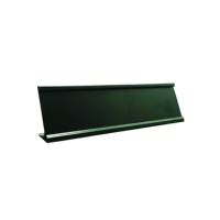 Plaque de nom de bureau personnalisée en métal plaqué avec impression UV pour accessoires de décoration de bureau DIY