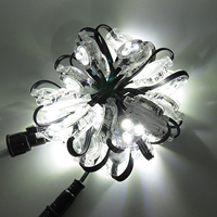 Lumière LED à points KCX, lumière LED à points de haute qualité pour extérieur, DC12V, D30mm, module UCS2904, lumières LED RGBW, lumières de piste permanentes en pierres précieuses