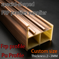 Fournisseur de fenêtres en PU, profilés pultrudés FRP de haute qualité, sections composites en fibre de verre