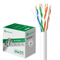 UTP CAT 5E 4PR 24AWG LSZH kabel jaringan Ethernet