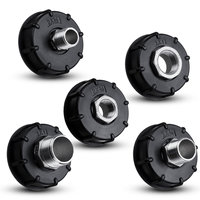 Connecteur de réservoir IBC PP S60x6, vanne IBC, raccord rapide Camlock, adaptateur IBC PP/Nylon, type A, B, C, D, E, F, DC, DP