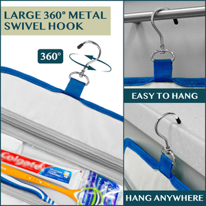 Túi mỹ phẩm cho phụ nữ người đàn ông vệ sinh du lịch Túi mỹ phẩm không thấm nước trang điểm Túi vẻ đẹp Trường hợp rửa Pouch - Product Image 5