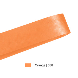 Vivid <b>Orange</b> Shiny PP Flora Satin Ribbon Roll Waterproof Fabric Ribbon for Festival Gift Box Bouquet Decoration - Product Image 6