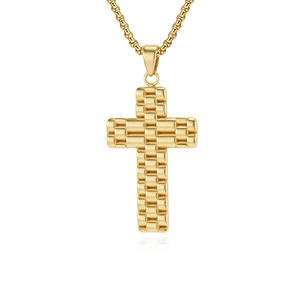 <b>Cross</b> Necklace For Men Zinc Alloy <b>Cross</b> Pendant Gift Jewelry Fashionable Design - Product Image 1