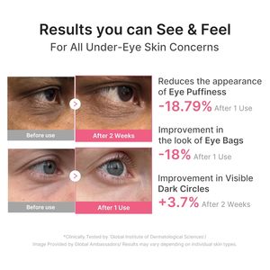 Patchs pour les yeux en gel medicube PDRN Caffeine Collagène, pour atténuer l'apparence des cernes et des poches sous les yeux, soin raffermissant anti-âge. - Product Image 3