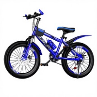 Bicicletta da Montagna per Bambini e Adolescenti 18-20 Pollici con Ammortizzatore Anteriore, Multicolore, Unisex, per Attività all'Aperto