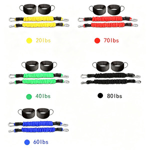 Corde de résistance pour cheville, 32 cm, avec élastique de tension pour la course, le fitness et le remodelage corporel - Product Image 4