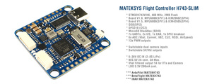 Contrôleur de vol Matek H743 SLIM V3 30.5x30.5mm BEC 2-8S pour drones de course RC - Product Image 5