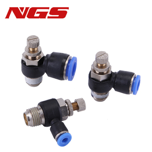 Vanne de contrôle pneumatique à sens unique SL, raccord de vanne de régulation d'air, connecteur SL4-M5 M6 SL6-01 8-03 10-04 12-02 - Product Image 6