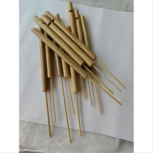 Silbatos Largos de Bambú Clásicos, Juguetes Ecológicos Hechos a Mano con Bambú Natural - Product Image 3