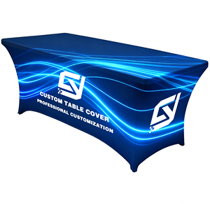 Bán buôn tùy chỉnh bụi bằng chứng Spandex Màu xanh sao bảng bao gồm bảng vải cho triển lãm thương mại - Product Image 1