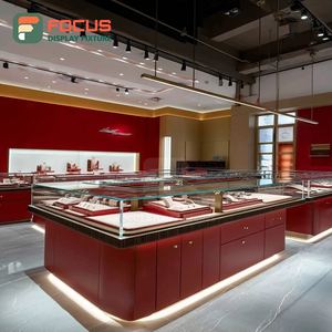 Exhibidores de Joyería Minimalistas de Primera Calidad, Mostrador de Exhibición para Tienda de Joyería con Marco Metálico - Product Image 4