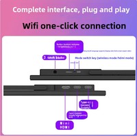Écran portable Android 15,6 pouces IPS USB avec compatibilité True Wireless pour PC/Ordinateur de bureau et récepteur satellite TV