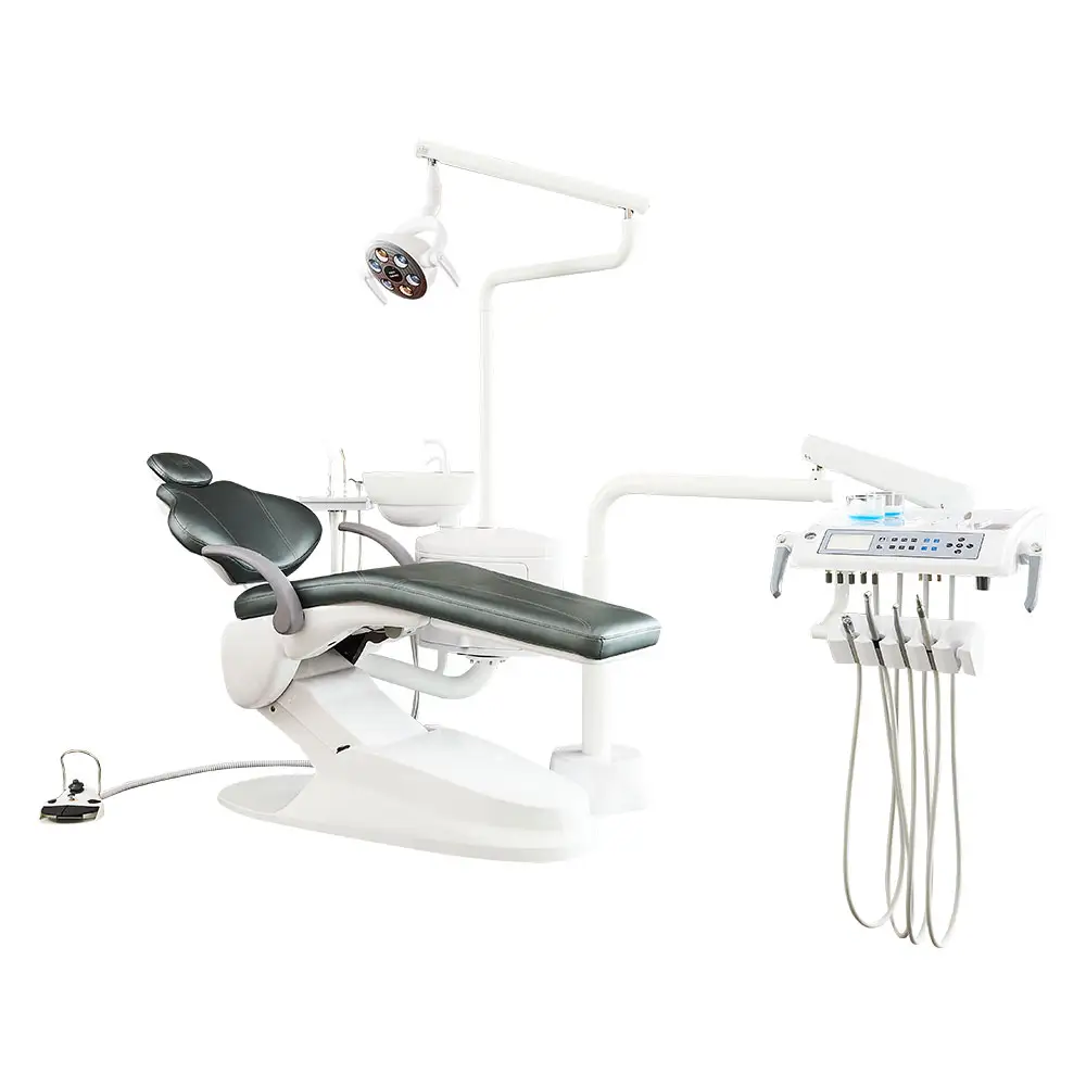 Soporte para silla Dental, garantía de 3 años, equipo Dental de cuero Pu importado, nuevo de 2022