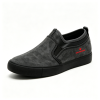 Baskets en toile vulcanisées à enfiler pour hommes, mocassins respirants, chaussures décontractées légères, souples et confortables pour l'hiver, le printemps et l'automne