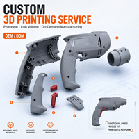 Service d'impression 3D rapide pour prototype de boîtier de perceuse avec test fonctionnel et vérification structurelle