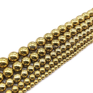 Perles naturelles en vrac <span class=keywords><strong>hématite</strong></span>, à brin naturel, pour la fabrication de bijoux, 4mm 6mm 8mm 10mm, vente en gros - Product Image 2