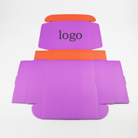 Boîte en carton à prix compétitif Vente en gros Cadeau Boîte en papier dur pliable personnalisée Boîte d'emballage postal en papier d'expédition