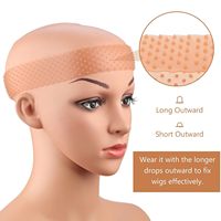 Bandeau de maintien pour perruque en silicone réglable, antidérapant, sans couture, maintien solide, vente chaude