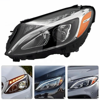 Système d'éclairage automobile USA Phare avant LED 12V LHD OEM 2059061561 2059061661 pour Benz Classe C W205 2015-2018