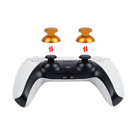 Pour manette Playstation 5 PS5, joystick analogique en métal, capuchons de joystick, boutons, accessoires de jeu
