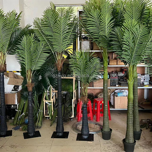 Nhà Máy nhân tạo trầu hạt cây nhiệt đới trong nhà và ngoài trời màu xanh lá cây thực vật trang trí cảnh quan mô phỏng cây dừa cây cọ - Product Image 6