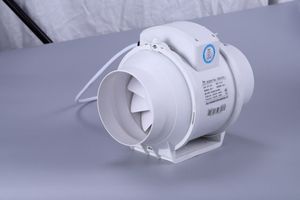 Ventilador de conducto de flujo mixto de 2 velocidades con controlador de retardo aplicable para el sitio comercial doméstico ventilador en línea automático - Product Image 5