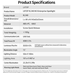 LKTOP Drohnen-Spezialsuchscheinwerfer für <span class=keywords><strong>Mavic</strong></span> 3T/3E Spotlight Industrieversion Made in China - Product Image 5
