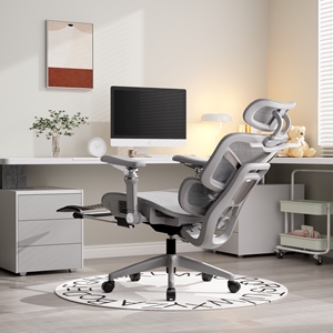 เก้าอี้สำนักงานสมัยใหม่ เก้าอี้สำนักงานตามหลักสรีรศาสตร์ ที่วางแขน 6D เก้าอี้สำนักงานผู้บริหารพนักพิงสูงแบบตาข่าย เก้าอี้คอมพิวเตอร์ - Product Image 6