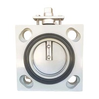Vanne papillon de transformateur en acier de DN80mm de ventes de fabricant de la Chine pour les transformateurs immergés dans l'huile