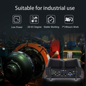 Mini PC Sin Ventilador, Core I7 10510U/I5 10210U/8250U X86, Computadora Robusta, 2*DDR4, 6*COM, 8*USB, GPIO, LPT, <span class=keywords><strong>PS</strong></span>/2, HD+VGA, 4G WiFi, <span class=keywords><strong>Firewall</strong></span> - Product Image 3