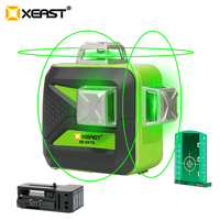 Dụng Cụ Cân Bằng Đa Năng XEAST 12 Lines 360 Độ, Máy Dò Laze 3d Màu Xanh Lá Cây Chéo Giá Rẻ Có Máy Dò Laze W/O