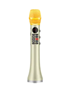 L-699 20W Professional Wireless Bluetooth Karaoke Microphone Speaker With TF FM Transmitter TWS Recorder Earphone AUX DSP