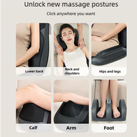 COSMO 2026 Neues Lendenmassagegerät Körpermassagekissen Manuell Verkabelt Vibration Heißkompresse Tragbar Nackenmassage 36W Zeitsteuerung