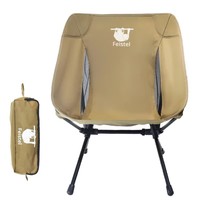 Chaise légère en aluminium à dossier bas, chaises de plage Oxford pour le camping, la randonnée, la pêche, les voyages
