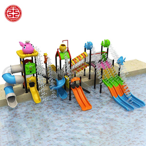 Équipement de jeux aquatiques pour enfants, équipement de <span class=keywords><strong>parc</strong></span> d'attractions commercial pour enfants, toboggan, aire de jeux aquatique - Product Image 6