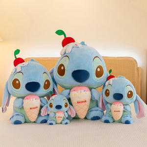 新作アイスクリームステッチぬいぐるみおもちゃ超かわいいリロ & ステッチぬいぐるみ枕爪マシン人形 - Product Image 5