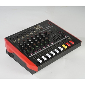 Consola de Mezcla de Sonido Profesional de 8 <span class=keywords><strong>Canales</strong></span> <span class=keywords><strong>7.1</strong></span> USB, Mezclador de Audio Digital Pequeño para Escenario, Hogar, Bar, <span class=keywords><strong>Amplificador</strong></span> de Metal, Reproductor de Música - Product Image 4