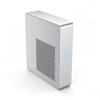 Mini PC de Escritorio con Carcasa Metálica, Chipset H610, Compatible con Procesador I3 I5, HDMI, VGA, Pantalla Dual, WIFI, Bluetooth, Mini Ordenador de Oficina