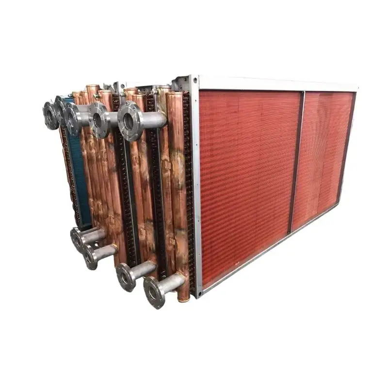 Geladeira HVAC Heat Exchanger Copper Tube e Copper Fin Alumínio Fin Tipo Condensador Bobina Evaporador Bobina