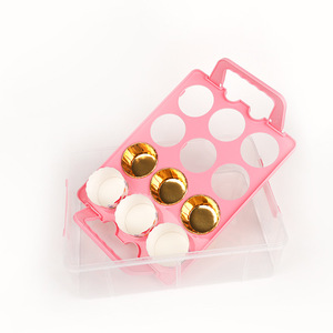 24 chiếc bánh nhựa 2 tầng lớn với ngăn xếp và lưu trữ tính năng giữ cupcake để dễ dàng tổ chức và lưu trữ - Product Image 4