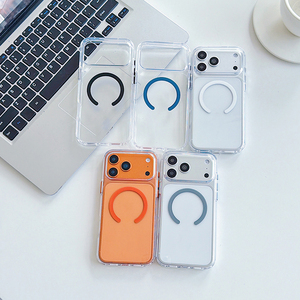 เคสใสกันเหลือง รองรับการชาร์จไร้สายแบบแม่เหล็ก ป้องกันการกระแทก สำหรับ iPhone 17 <span class=keywords><strong>Promax</strong></span> <span class=keywords><strong>14</strong></span> 15 16 เคสโทรศัพท์แม่เหล็กหลากสี - Product Image 1