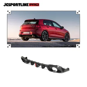 Difusor traseiro da fibra do carbono da alta intensidade elegante para Volkswagen Golf MK8 GTI 2021-2022