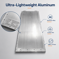 Plaque de refroidissement liquide soufflée en aluminium Type 104s pour conteneur ESS, refroidissement de batterie de stockage d'énergie, spécification personnalisée
