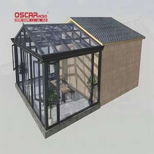 <span class=keywords><strong>Solarium</strong></span> extérieur en aluminium et verre préfabriqué bioclimatique d'occasion, patio de jardin, vente de véranda - Product Image 3