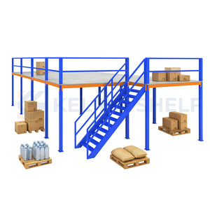 Heavy Duty thép gác lửng Loft nền tảng giá kho gác mái Kệ hệ thống Pallet hỗ trợ lưu trữ tầng - Product Image 5
